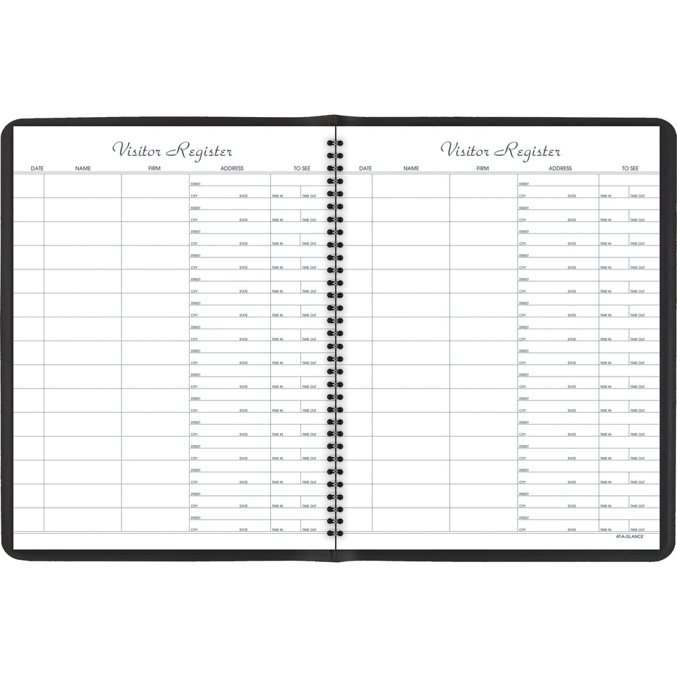 At-A-Glance Visitor's Register Book