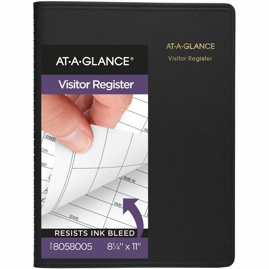 At-A-Glance Visitor's Register Book