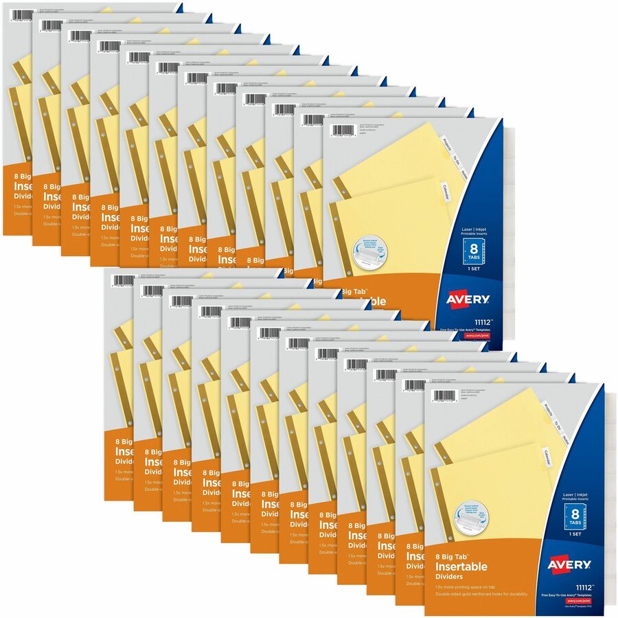 Avery® Big Tab Insertable Dividers