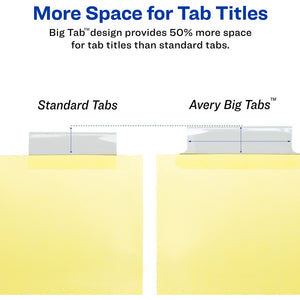 Avery® Big Tab Insertable Dividers