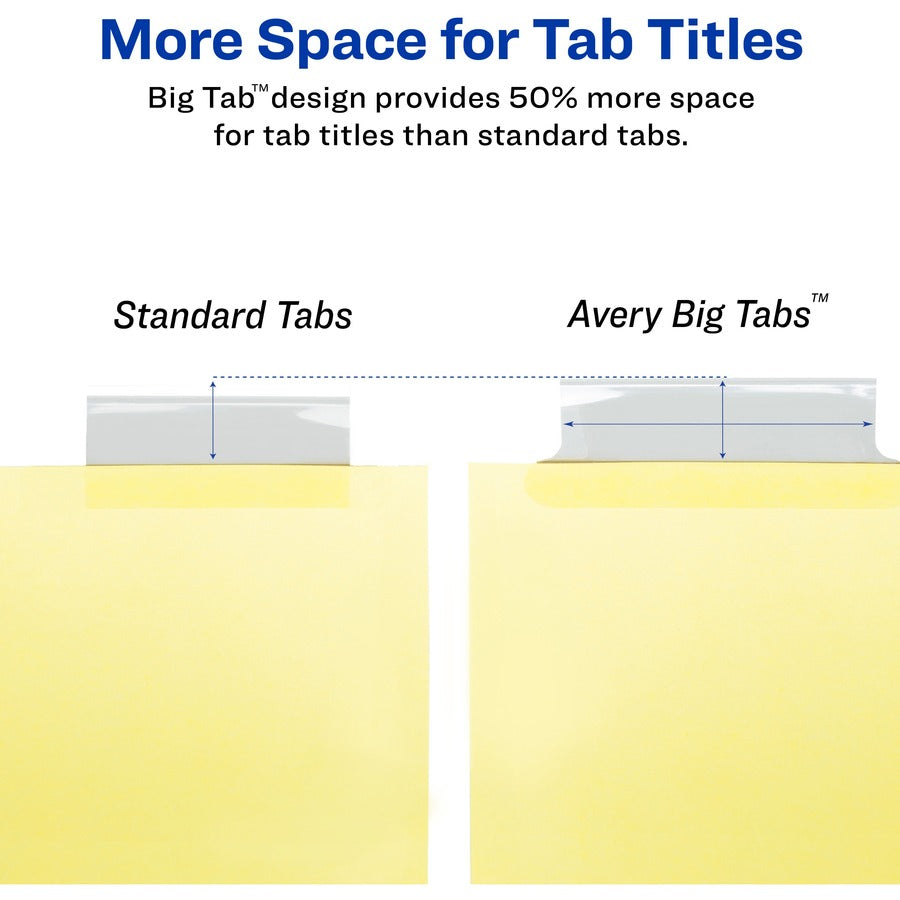 Avery® Big Tab Insertable Dividers
