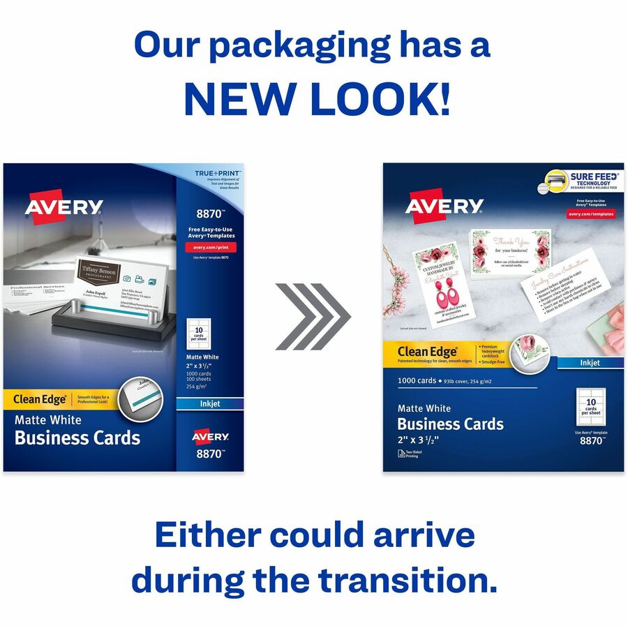 Avery® Clean Edge Business Cards
