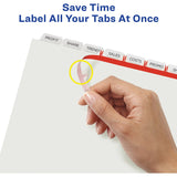 Avery® Print & Apply Label Unpunched Dividers - Index Maker Easy Apply Label Strip