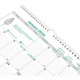 Brownline EcoLogix Monthly Wall Calendar, Twin-Wire Binding, 100% Recycled