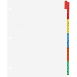 Business Source A-Z Tab Table of Contents Index Dividers