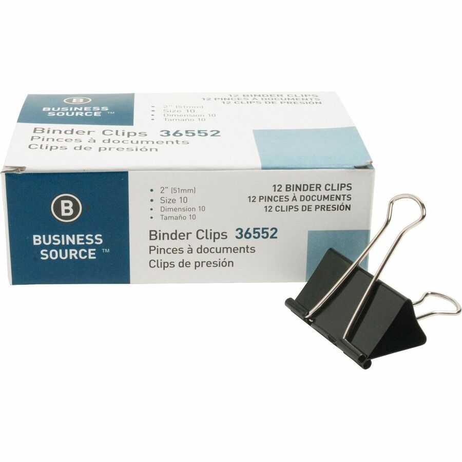 Business Source Fold-back Binder Clips
