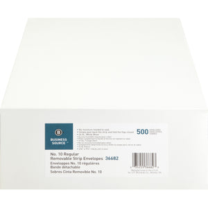 Business Source Regular Tint Peel/Seal Envelopes
