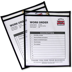 C-Line Stitched Vinyl Shop Ticket Holders