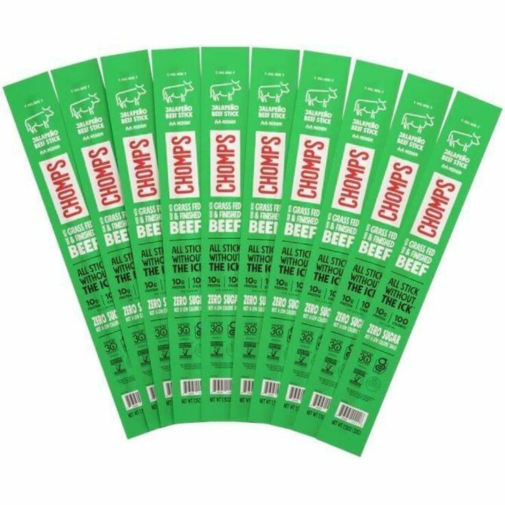 CHOMPS Jalapeno Beef Snack Sticks