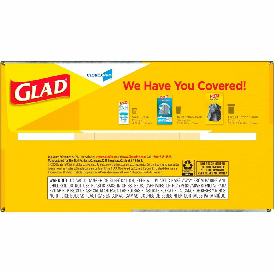 CloroxPro™ Glad® ForceFlex Tall Kitchen Drawstring Trash Bags