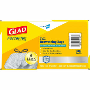 CloroxPro™ Glad® ForceFlex Tall Kitchen Drawstring Trash Bags