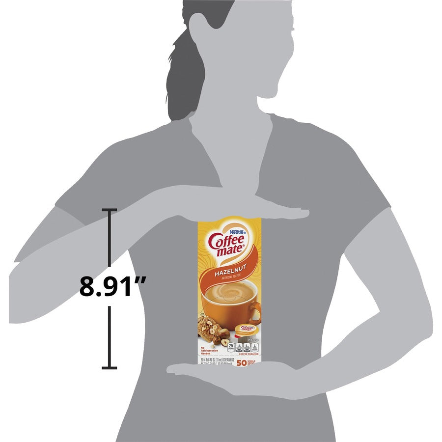 Coffee mate Hazelnut Nondairy Liquid Creamer Singles