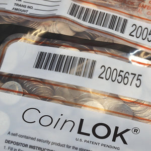ControlTek CoinLOK Plastic Coin Bags