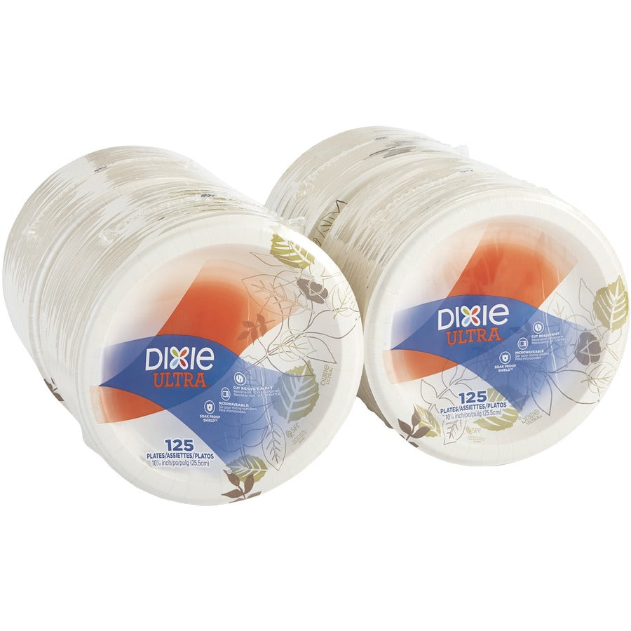Dixie Ultra® Pathways 10-1/16" Heavyweight Paper Plates by GP Pro