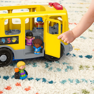 Fisher-Price Little People Toddler Learning Toy, Big Yellow School Bus Musical Push Toy