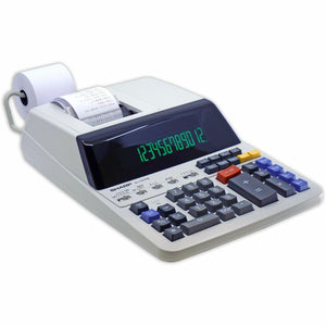 Sharp Calculators EL-1197PIII 12-Digit Commercial Printing Calculator