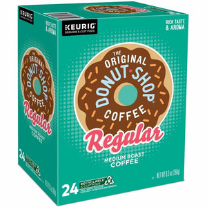 The Original Donut Shop® K-Cup, Pod Regular Keurig Single-Serve K-Cup Pods, Medium Roast Coffee, 24 Count