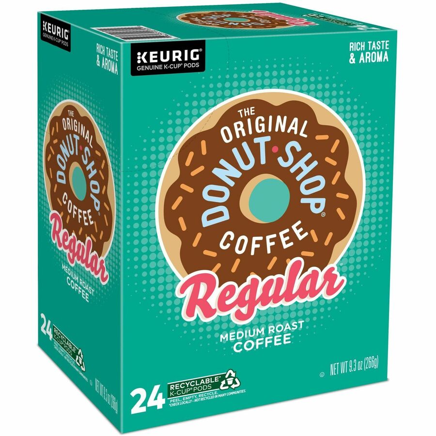 The Original Donut Shop® K-Cup, Pod Regular Keurig Single-Serve K-Cup Pods, Medium Roast Coffee, 24 Count